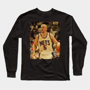 Jason Kidd - Vintage Design Of Basketball Long Sleeve T-Shirt